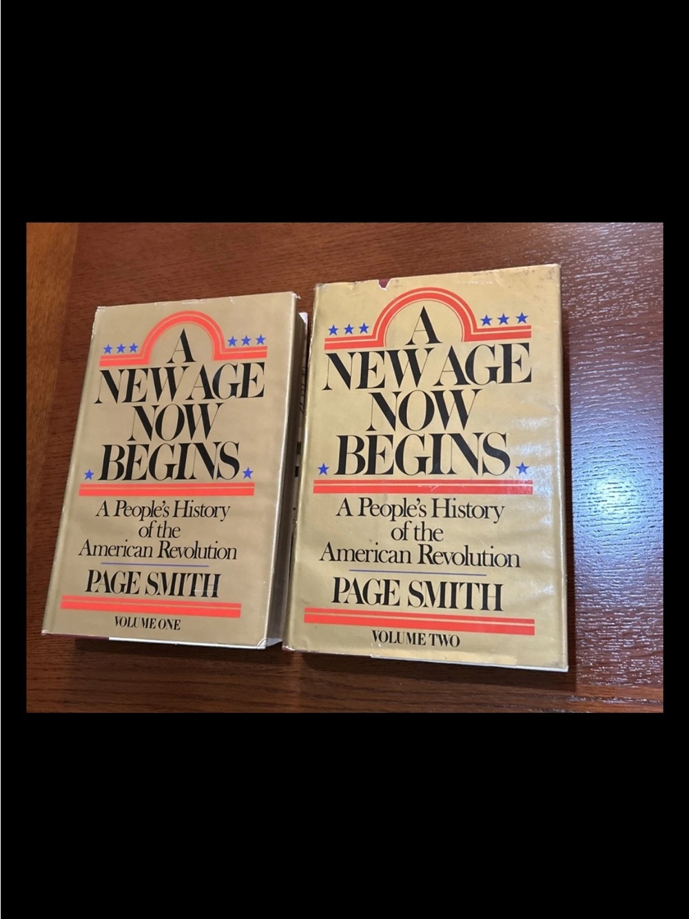 1976 A NEW AGE NOW BEGINS Vol 1 & II Hardcover Book by PAGE SMITH
